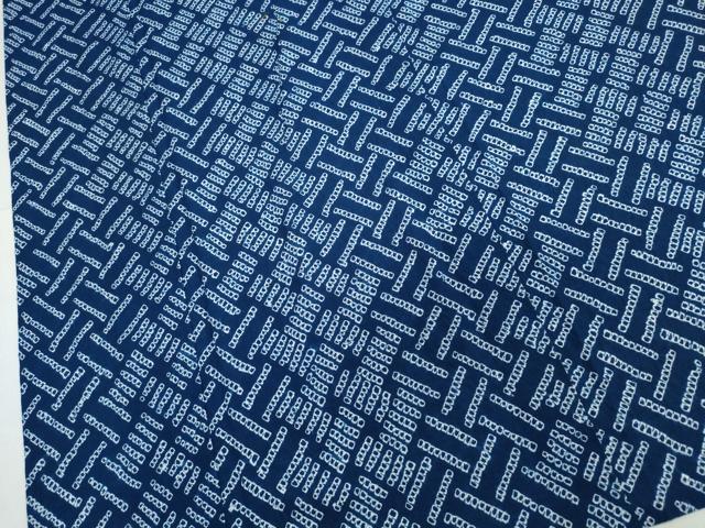 平和屋着物∴夏物 浴衣 有松鳴海絞り 幾何学文様 綿 逸品 CABJ0129ng