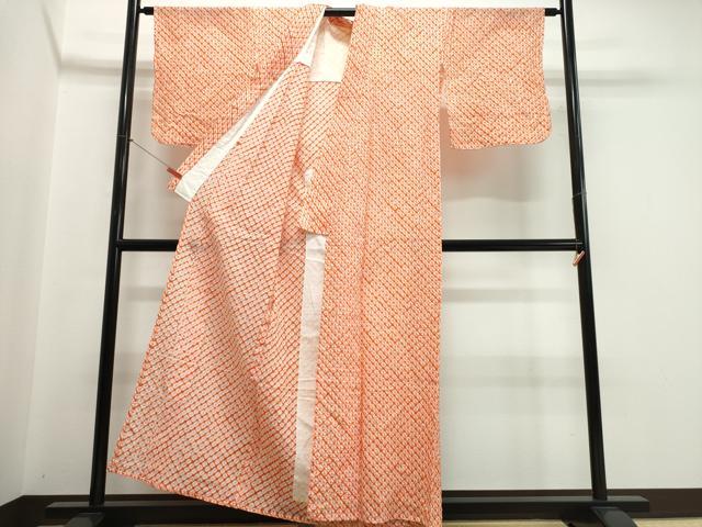 平和屋着物∴夏物 浴衣 有松鳴海絞り 蜘蛛絞り 綿 逸品 CABJ0231ng