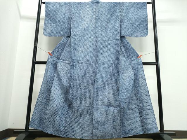 平和屋着物∴夏物 浴衣 有松鳴海絞り 三浦絞り 綿 逸品 CABJ0235ng