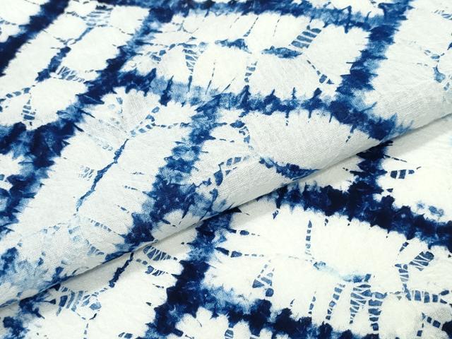 平和屋着物∴夏物 浴衣 有松鳴海絞り 檜垣文 綿 逸品 CABJ0247ng