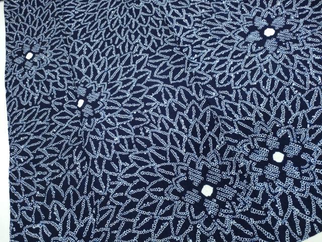 平和屋着物∴夏物 浴衣 有松鳴海絞り 舞花文 綿 逸品 CABJ0275ng