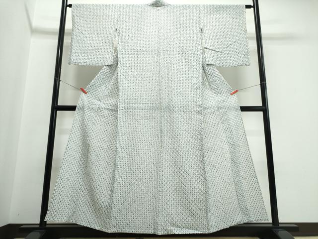 平和屋着物∴夏物 浴衣 有松鳴海絞り 蜘蛛絞り 綿 逸品 CABJ0287ng