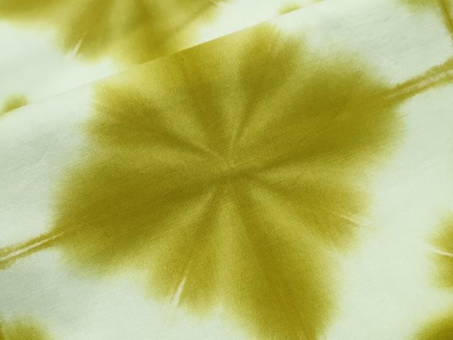 平和屋着物∴夏物 浴衣 注染 花菱文 綿 逸品 CABJ0377ng