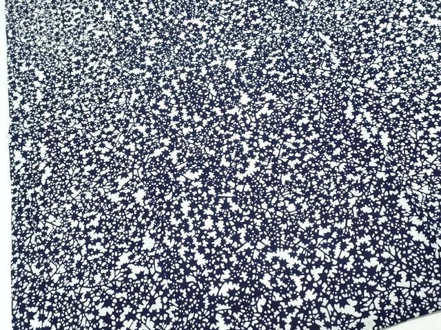 平和屋着物∴夏物 浴衣 注染 手縫い 枝花文 綿 逸品 CABJ0384ng
