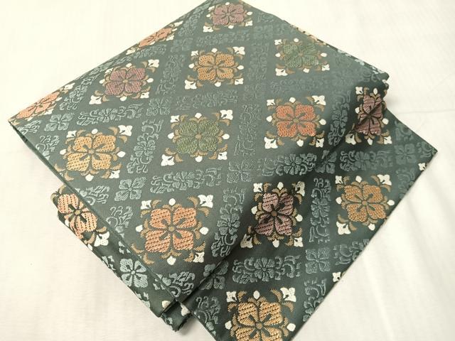 平和屋着物●つけ帯 唐織 菱花文 ますいわ屋扱い 正絹 逸品 未使用 CABJ0505vp