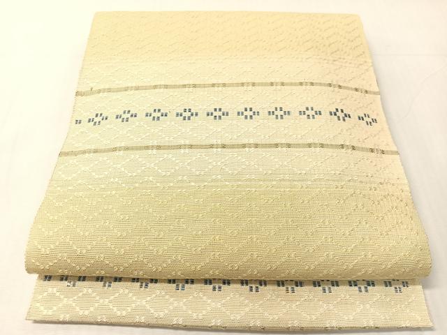 平和屋着物●八寸名古屋帯 花織 正絹 逸品 CABJ0715vp