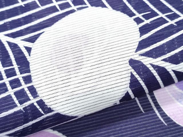 平和屋着物*夏物 訪問着 絽 孔雀羽文 洗える着物 CABJ0804th