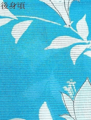 平和屋着物*夏物 小紋 絽 草花文 洗える着物 CABJ0823th