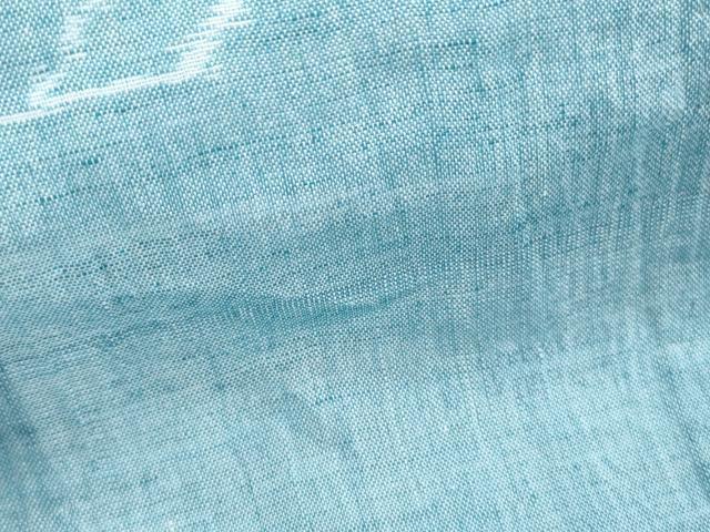 平和屋着物*夏物 小千谷ちぢみ 吉祥文 麻 逸品 CABJ0833th