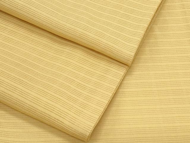 平和屋着物*夏物 色無地 変わり絽 玉蜀黍色 正絹 逸品 CABJ0835th