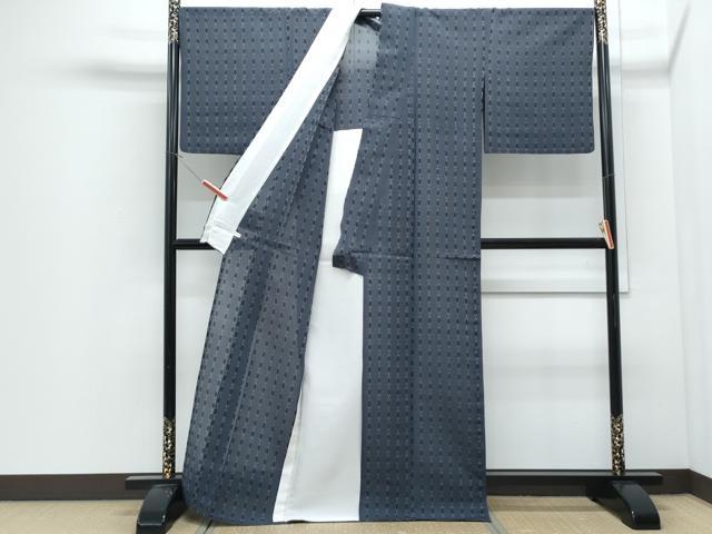 平和屋着物*夏物 本場琉球絣 夏琉球 絣間道 正絹 逸品 CABJ0838th