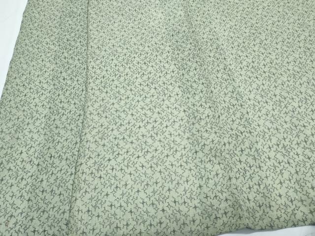 平和屋着物*夏物 本場小千谷ちぢみ 吉祥文 麻 逸品 CABJ0855th