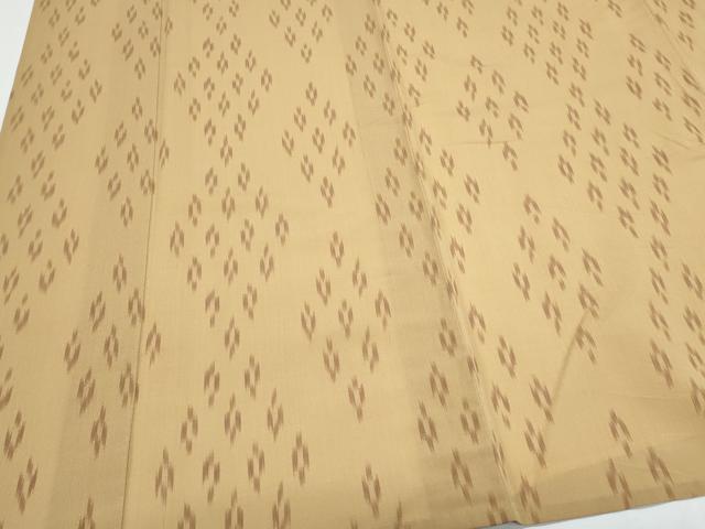 平和屋着物*夏物 明石ちぢみ 菱吉祥文 正絹 逸品 CABJ0867th