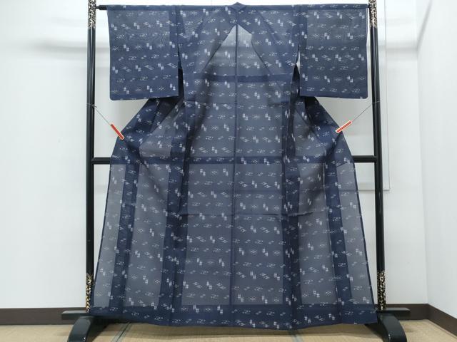 平和屋着物*夏物 本場琉球絣 夏琉球 正絹 逸品 CABJ0868th