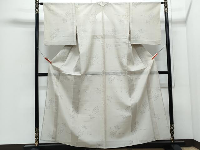 平和屋着物*夏物 大島紬 夏大島 草花文 正絹 逸品 CABJ0869th