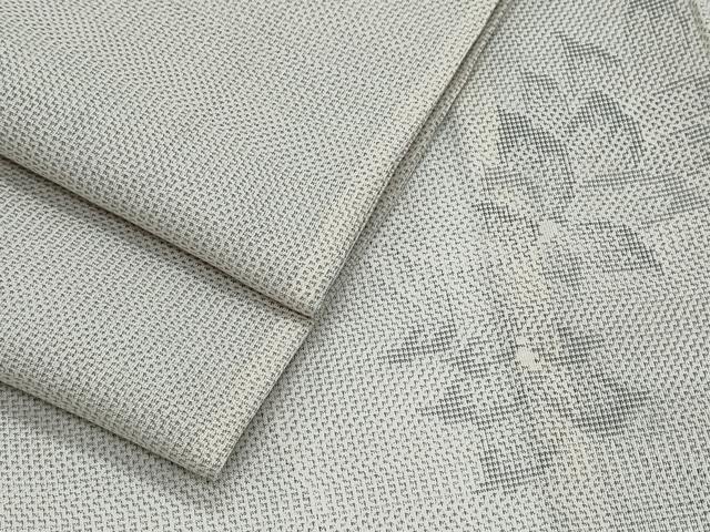 平和屋着物*夏物 大島紬 夏大島 草花文 正絹 逸品 CABJ0869th