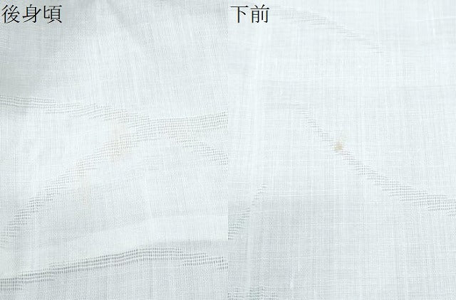 平和屋着物*夏物 長襦袢 草花文紗 麻 逸品 CABJ0878th