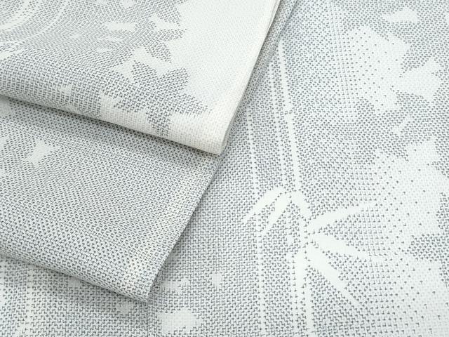 平和屋着物*夏物 大島紬 夏大島 笹竹間道 正絹 逸品 CABJ0888th