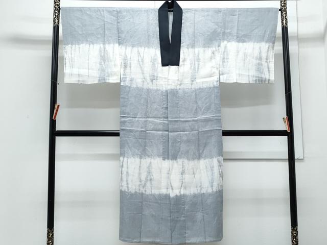 平和屋着物*夏物 男性 長襦袢 絞り 霞文 麻 逸品 CABJ0889th