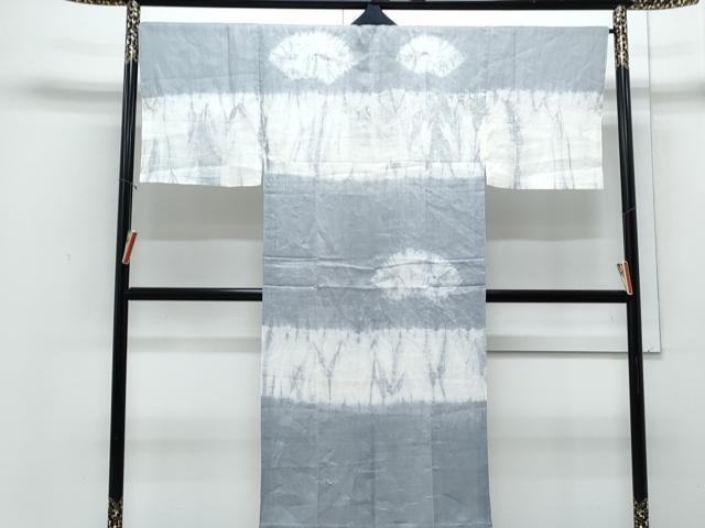 平和屋着物*夏物 男性 長襦袢 絞り 霞文 麻 逸品 CABJ0889th