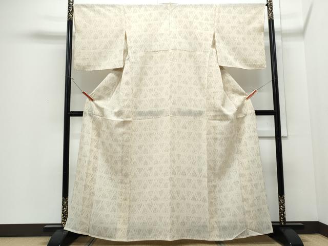 平和屋着物*夏物 ぜんまい紬 紗 吉祥文 正絹 逸品 CABJ0890th