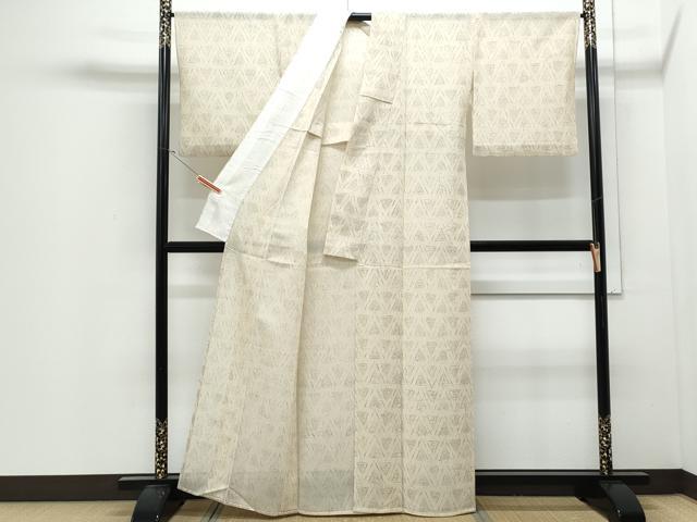 平和屋着物*夏物 ぜんまい紬 紗 吉祥文 正絹 逸品 CABJ0890th