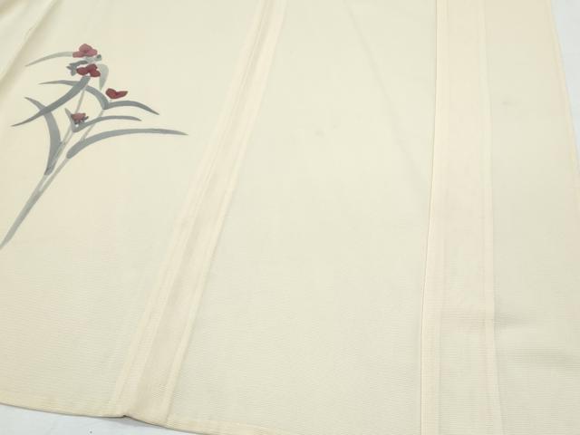 平和屋着物*夏物 訪問着 絽 ろうけつ染 草花文 正絹 逸品 CABJ0894th