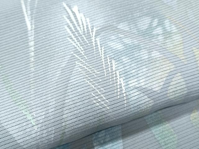 平和屋着物*夏物 訪問着 絽 草花文 金彩 ロング丈 正絹 逸品 CABJ0903th
