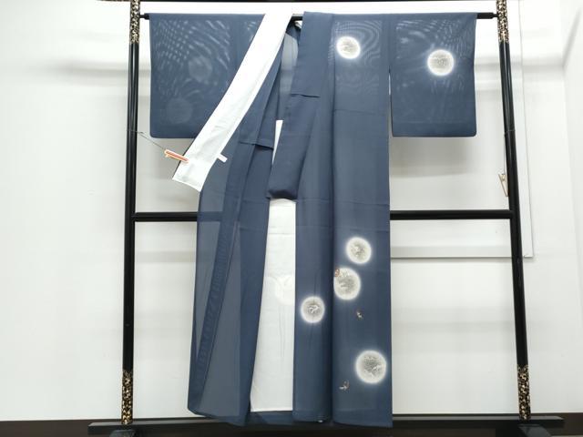 平和屋着物*夏物 訪問着 絽 刺繍 蛍暈し 立波丸文 正絹 逸品 CABJ0919th