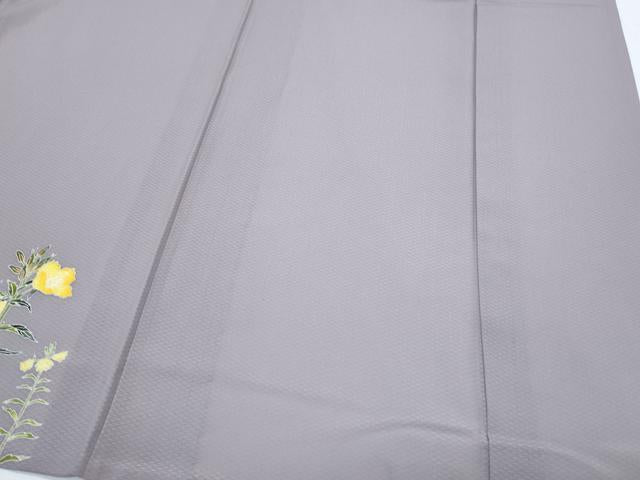 平和屋着物*夏物 訪問着 友禅 菱文紗 草花文 正絹 逸品 CABJ0930th