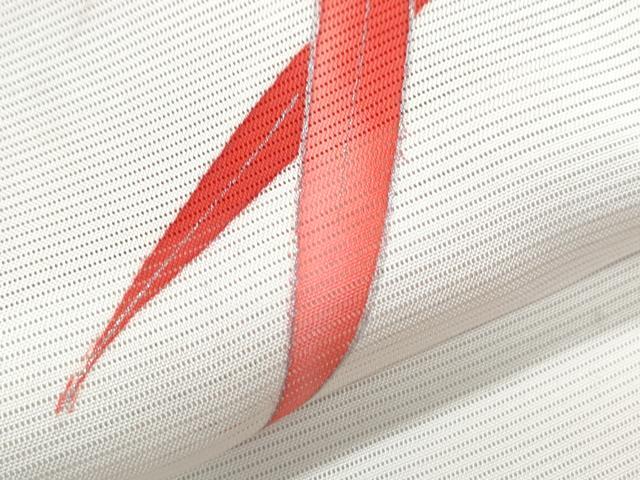 平和屋着物*夏物 訪問着 絽 吉祥草葉文 銀彩 正絹 逸品 CABJ0934th