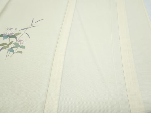 平和屋着物*夏物 訪問着 絽 草花文 暈し染め 正絹 逸品 CABJ0935th