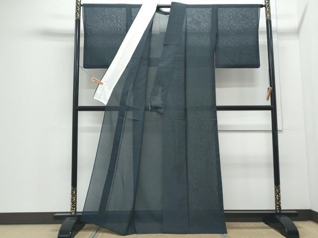 平和屋着物*夏物 紗紬 十字絣 正絹 逸品 CABJ0937th