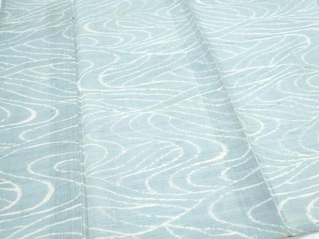 平和屋着物*夏物 紗紬 流水文 正絹 逸品 CABJ0964th