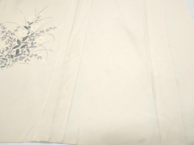 平和屋着物*夏物 訪問着 絽 手描き 草花文 暈し染め 正絹 逸品 CABJ0978th