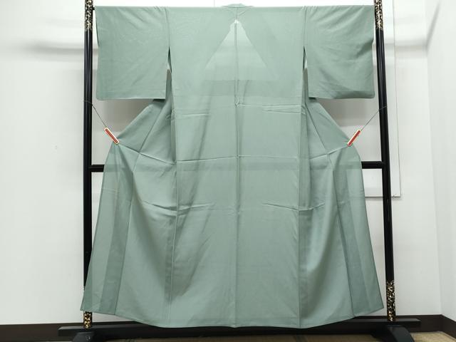 平和屋着物*夏物 色無地 絽 薄青色 阪急百貨店扱い 正絹 逸品 CABJ0982th