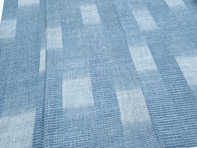 平和屋着物*夏物 小紋 絽 市松文 正絹 逸品 CABJ0984th