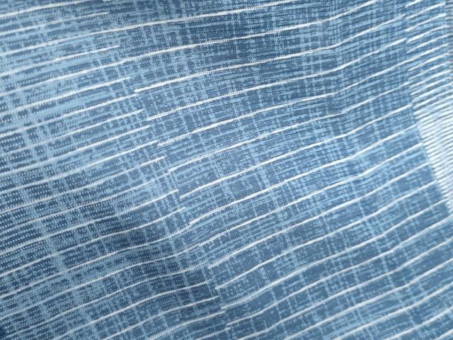 平和屋着物*夏物 小紋 絽 市松文 正絹 逸品 CABJ0984th