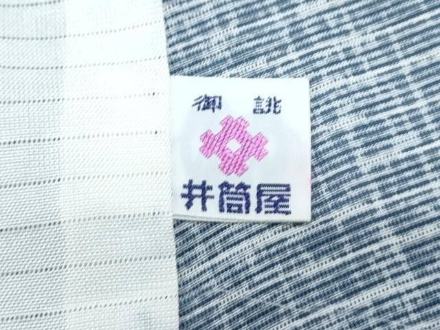 平和屋着物*夏物 小紋 絽 市松文 正絹 逸品 CABJ0984th