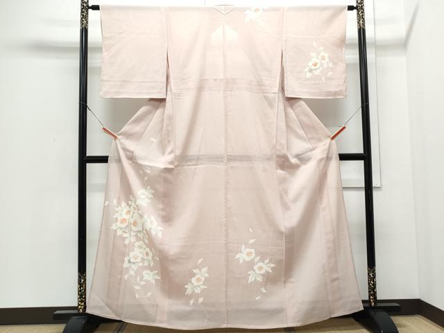 平和屋着物*夏物 訪問着 絽 手描き 草花文 正絹 逸品 CABJ0988th