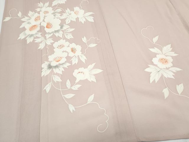 平和屋着物*夏物 訪問着 絽 手描き 草花文 正絹 逸品 CABJ0988th