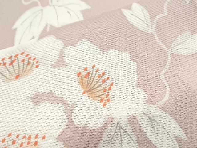 平和屋着物*夏物 訪問着 絽 手描き 草花文 正絹 逸品 CABJ0988th