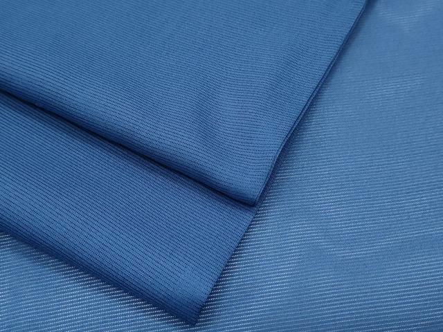 平和屋着物*夏物 色無地 絽 紺色 洗える着物 CABJ1000th