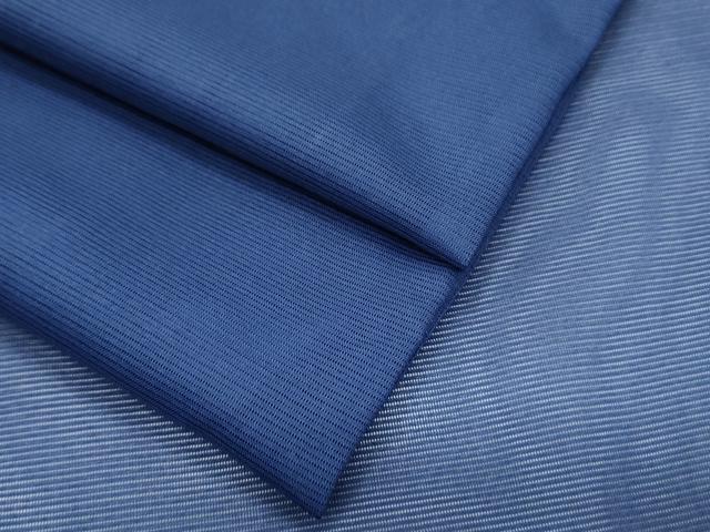 平和屋着物*夏物 色無地 絽 紺青色 洗える着物 CABJ1005th