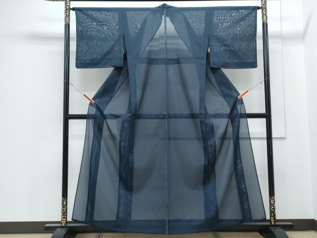 平和屋着物*夏物 色無地 絽 褐返色 洗える着物 CABJ1007th
