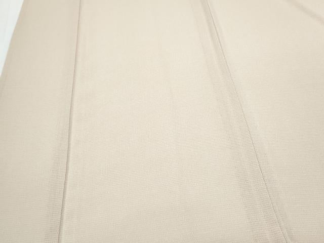 平和屋着物*本加賀友禅作家 白坂幸蔵 夏物 色無地 絽縮緬 肌色 正絹 逸品 CABJ1011th