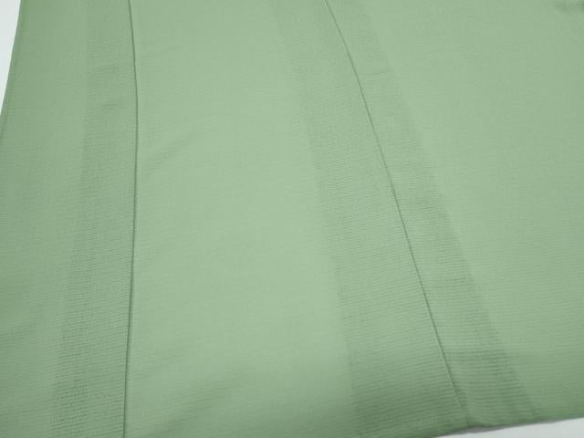 平和屋着物*夏物 色無地 絽縮緬 老竹色 洗える着物 CABJ1019th