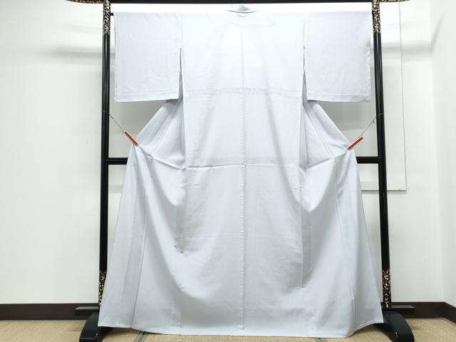 平和屋着物*夏物 色無地 絽 月白色 正絹 逸品 CABJ1020th