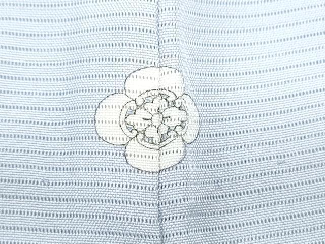 平和屋着物*夏物 色無地 絽 月白色 正絹 逸品 CABJ1020th