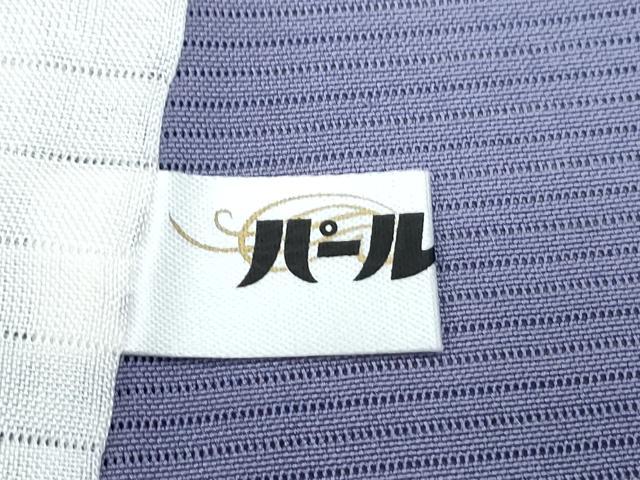 平和屋着物*夏物 色無地 絽 紫苑色 正絹 逸品 CABJ1021th